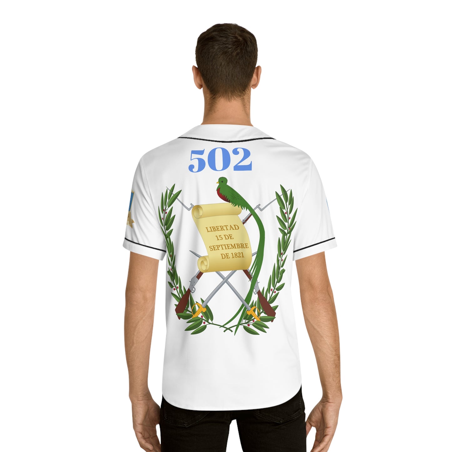 Guatemala Men's Custom Baseball Jersey, Sporty Tees, Perfect for National Celebrations, Gifts for Fans, Sports Enthusiasts, Fun Summer Wear