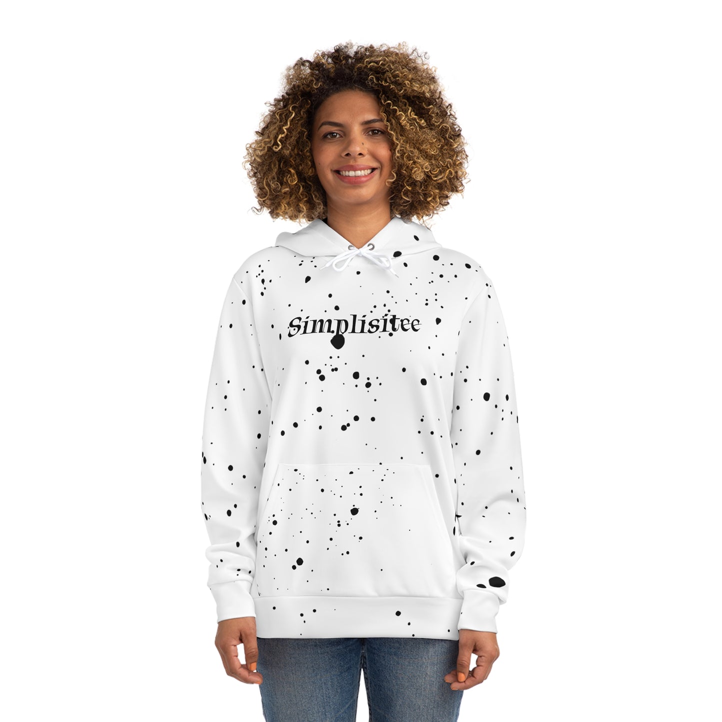 Simplisitee -Stylish Floral Hoodie, Trendy Sweatshirt, Graphic Pullover, Unique Gift, AOP Fashion, Fall/Winter Style