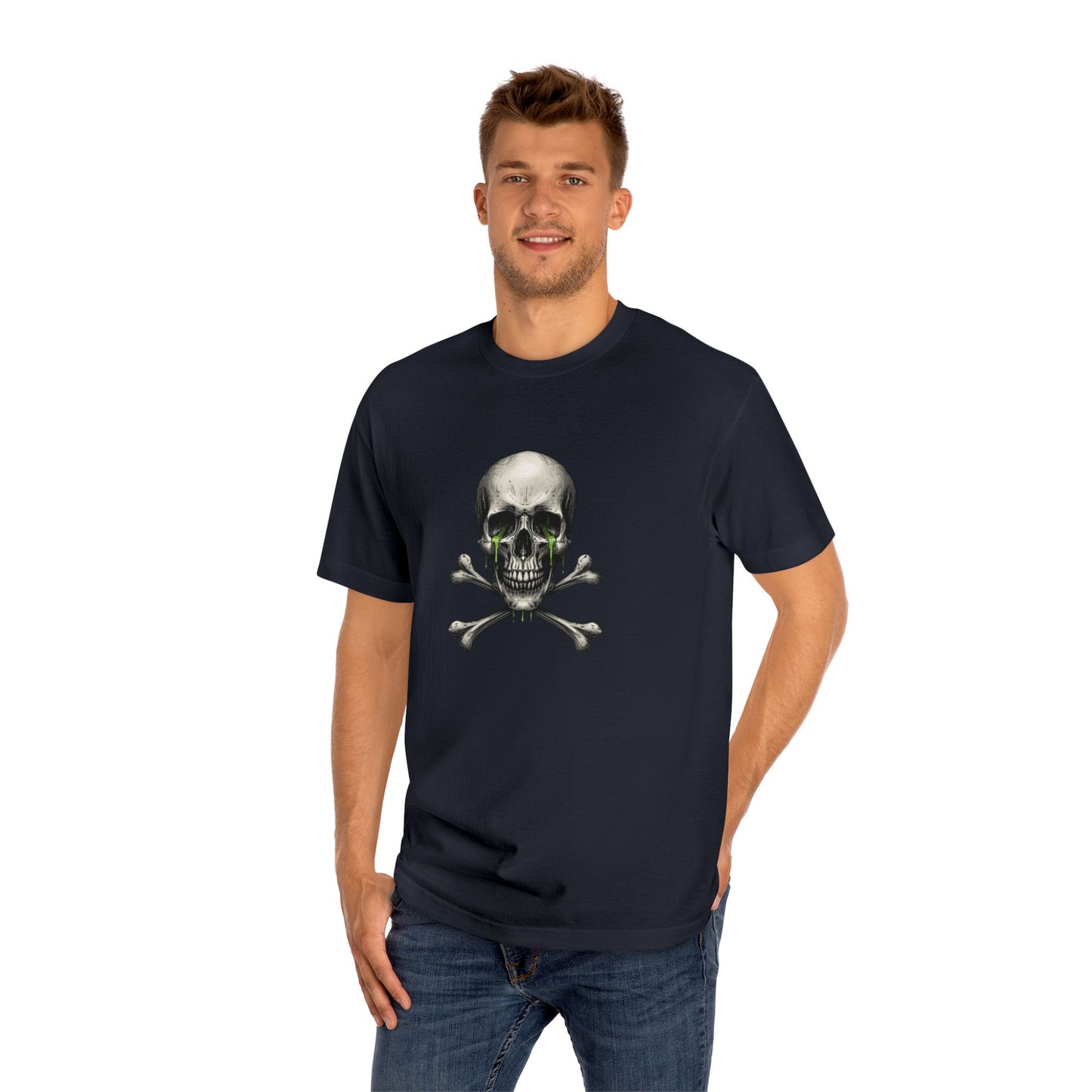 Skull & Crossbones Unisex Tee, Edgy Graphic Shirt