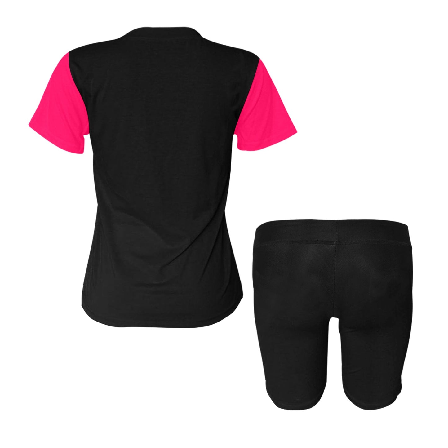 yoga pink Women's Short Yoga Set