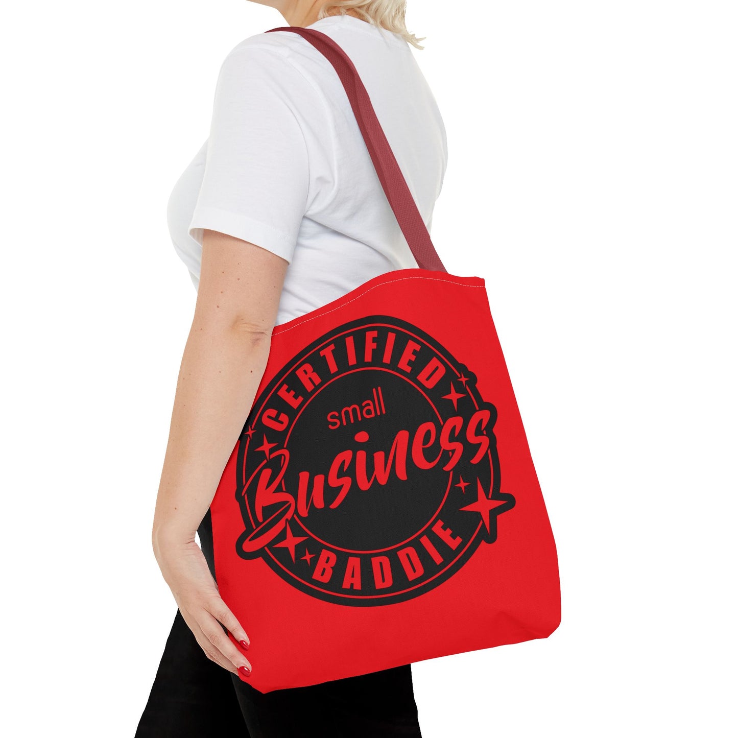 Simplisitee - Certified Baddie Tote Bag for Small Business Owners, Motivational Bag, Gift for Entrepreneurs, Stylish Shopping Tote