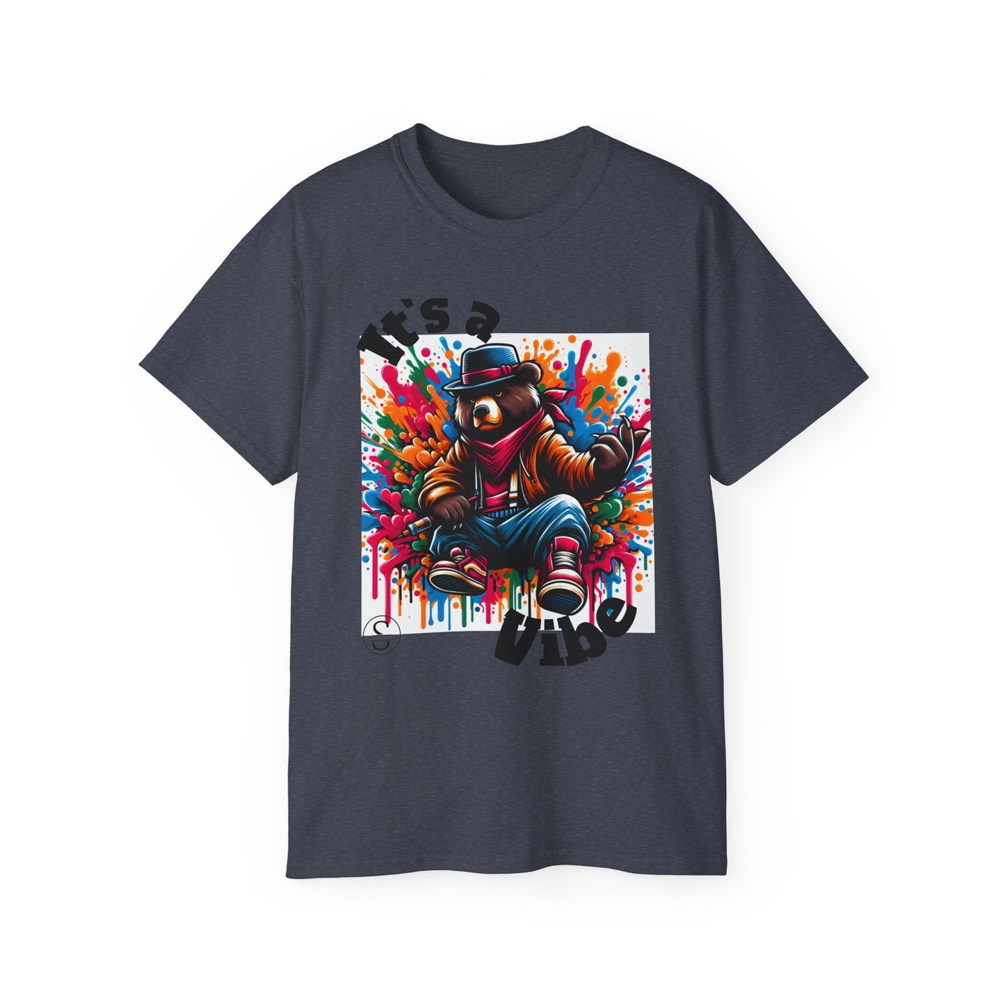 Simplisitee - It's a Vibe Unisex Ultra Cotton Tee - Funky Graphic Tee for Casual Outings & Parties