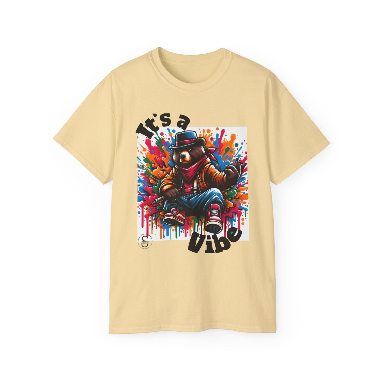 Simplisitee - It's a Vibe Unisex Ultra Cotton Tee - Funky Graphic Tee for Casual Outings & Parties