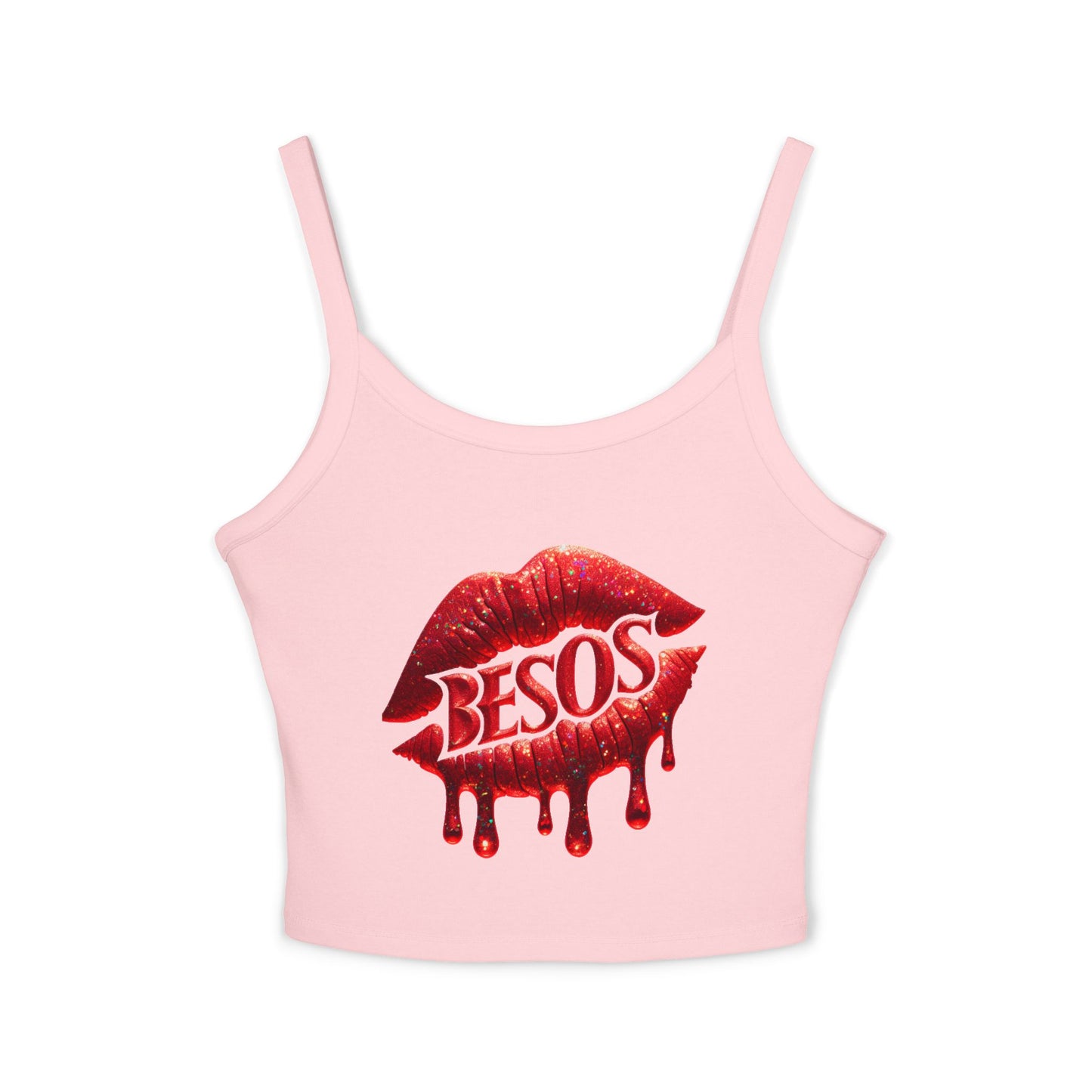Simplisitee - Kiss Graphic Tank Top for Women, Cute Summer Wear, Trendy Outfit, Perfect for Parties and Date Nights, Gift for Her