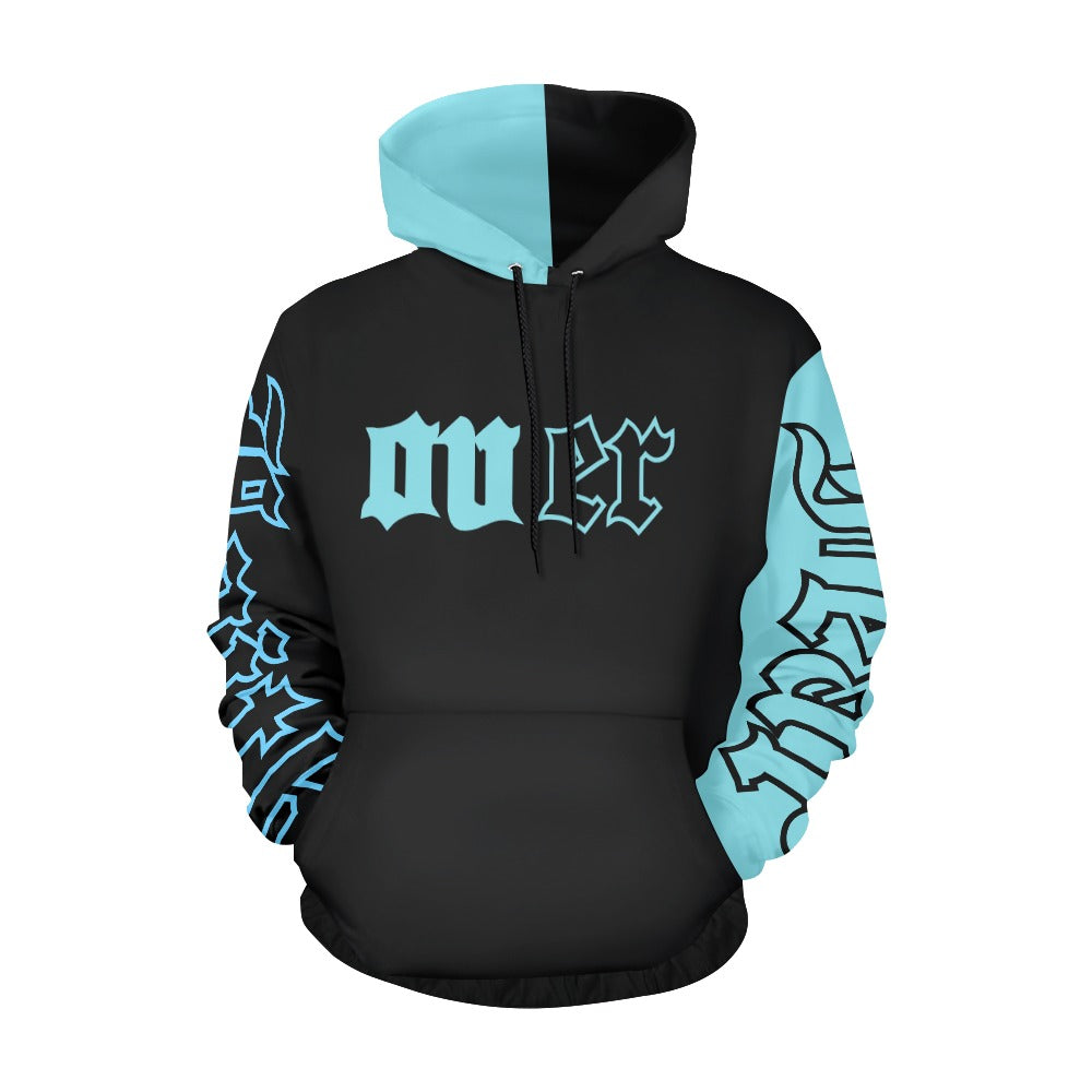 Simplisitee - Light Blue, Transparent Background All Over Print Hoodie for Men (USA Size) (Model H13)