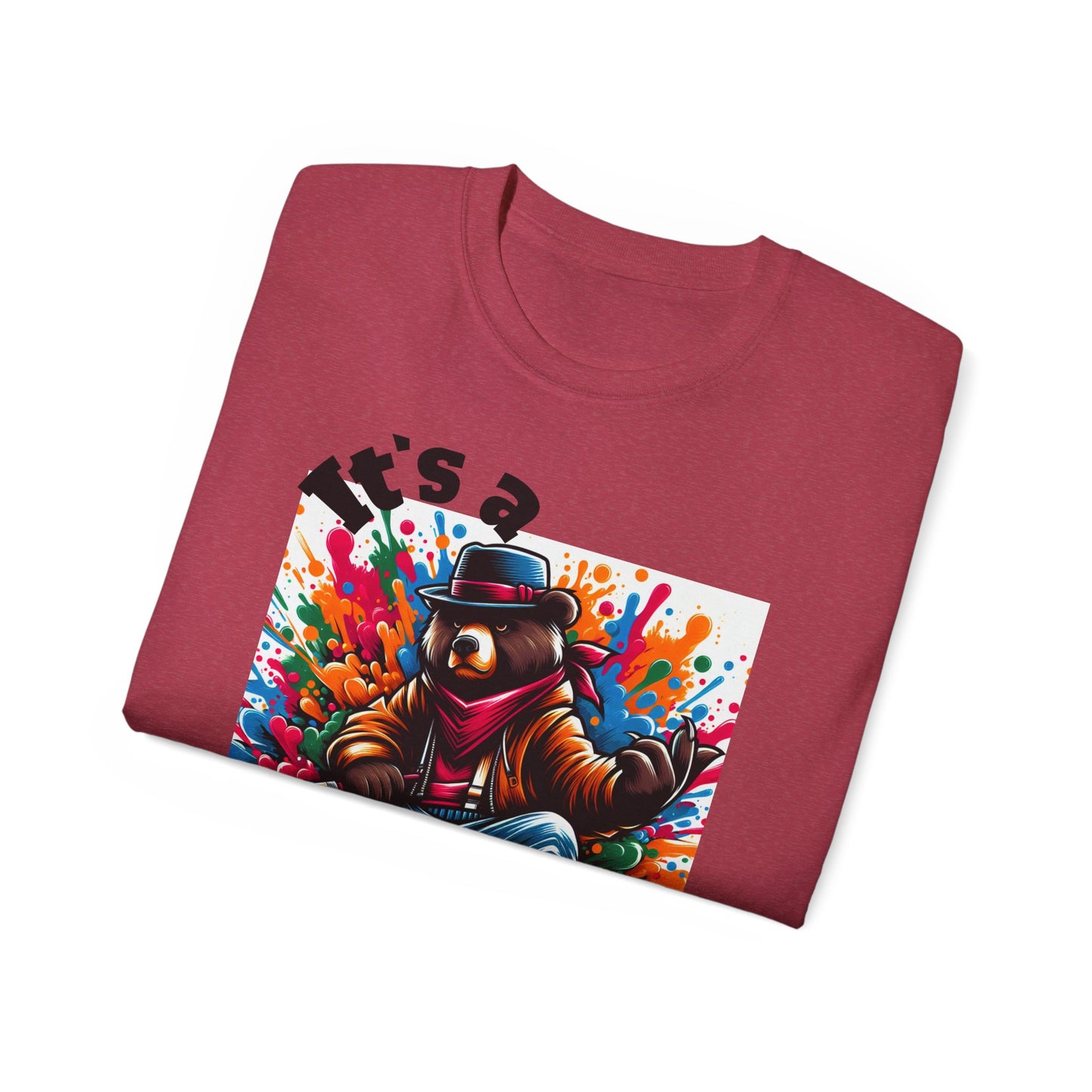 Simplisitee - It's a Vibe Unisex Ultra Cotton Tee - Funky Graphic Tee for Casual Outings & Parties