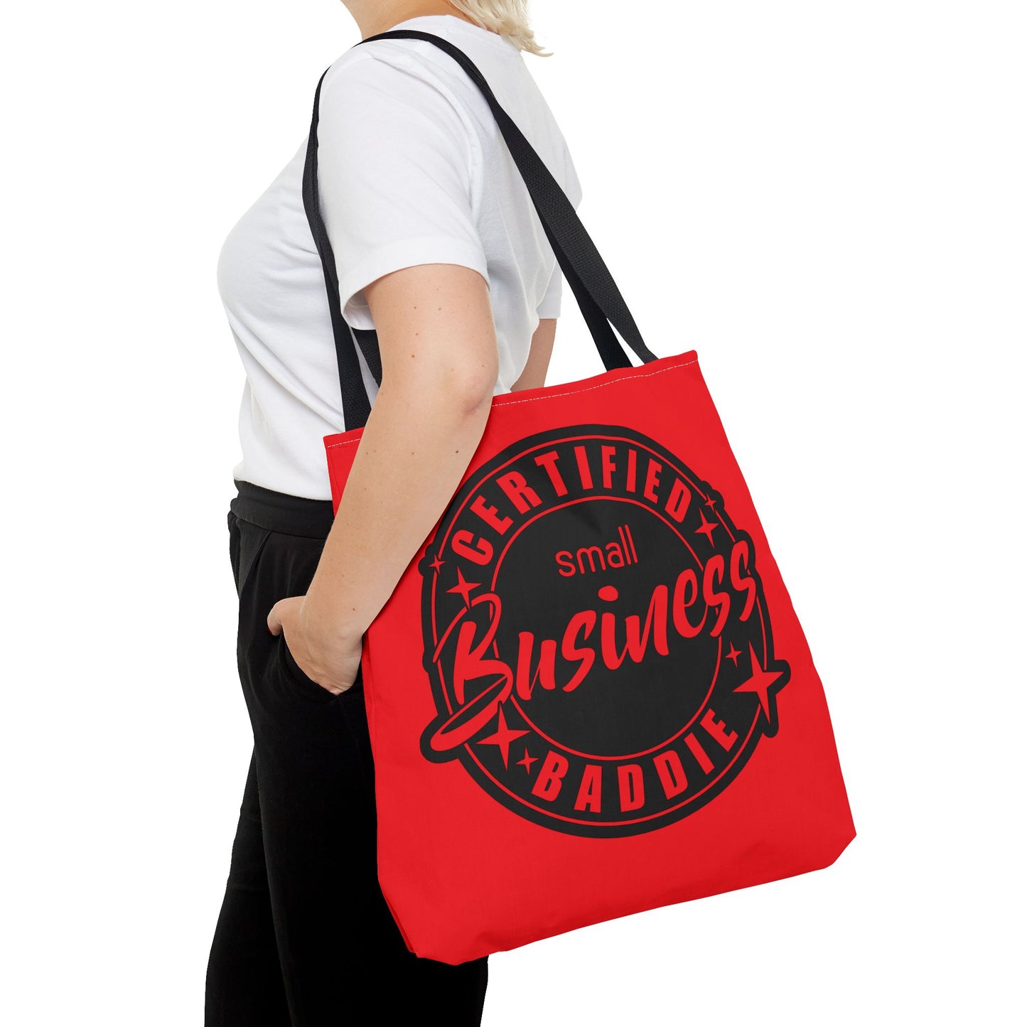 Simplisitee - Certified Baddie Tote Bag for Small Business Owners, Motivational Bag, Gift for Entrepreneurs, Stylish Shopping Tote