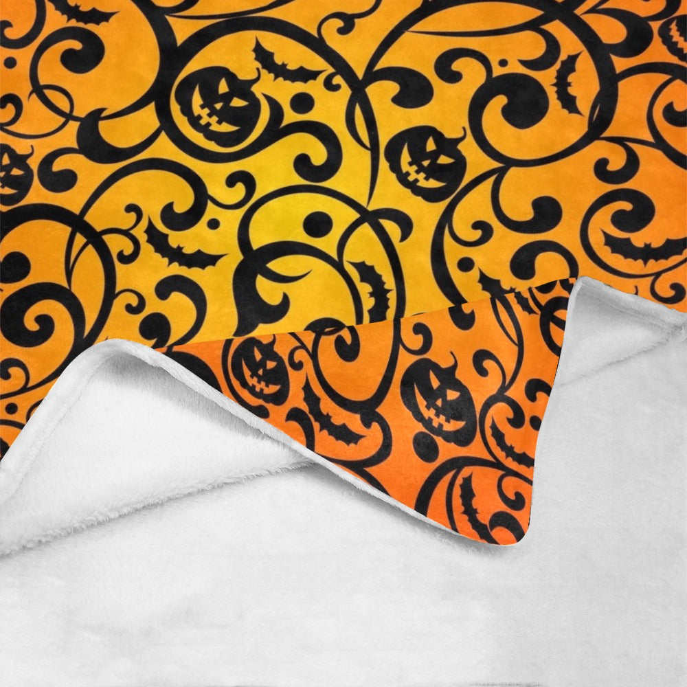 Halloween background. illustration 156254474.jpg Ultra-Soft Micro Fleece Blanket 50"x60"