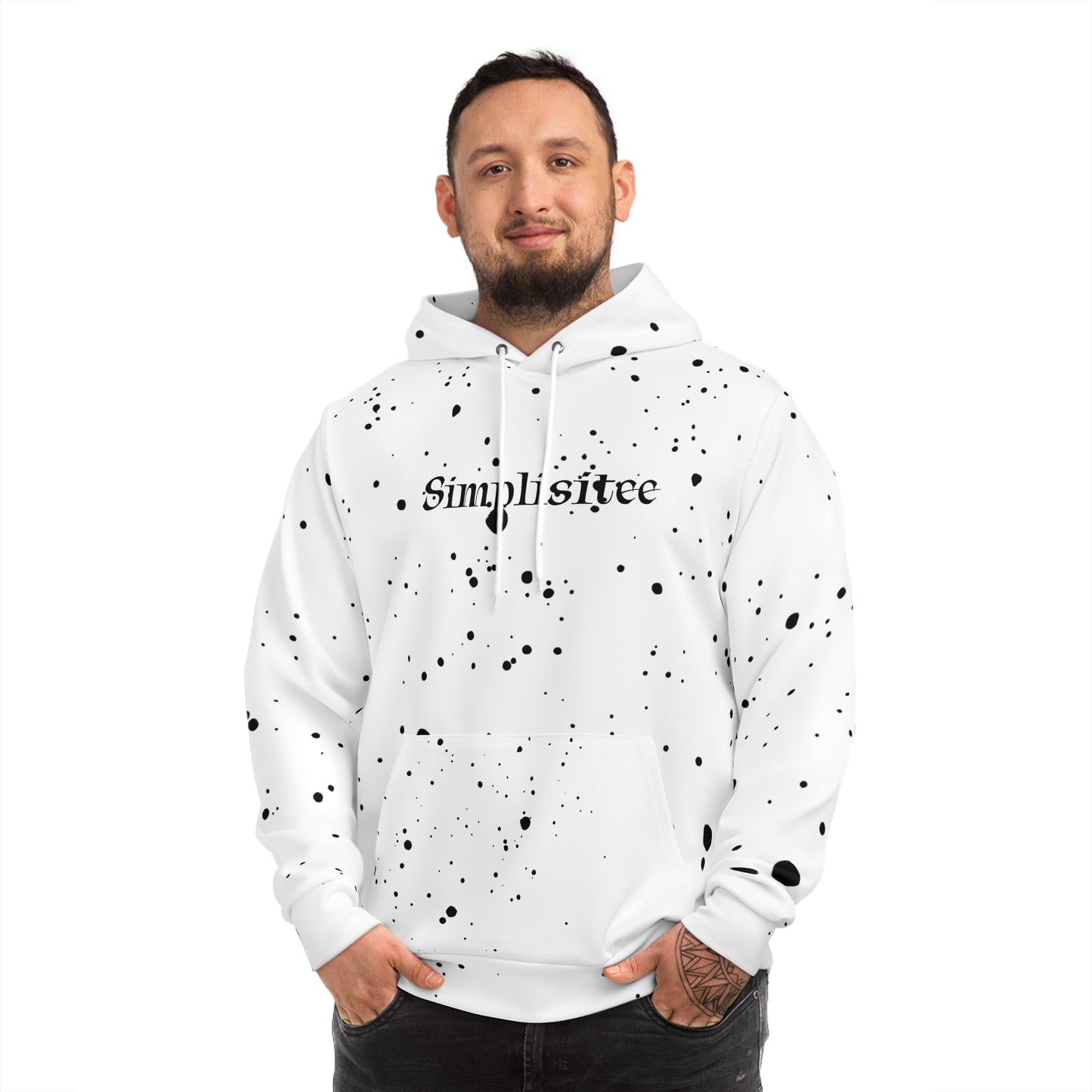 Simplisitee -Stylish Floral Hoodie, Trendy Sweatshirt, Graphic Pullover, Unique Gift, AOP Fashion, Fall/Winter Style