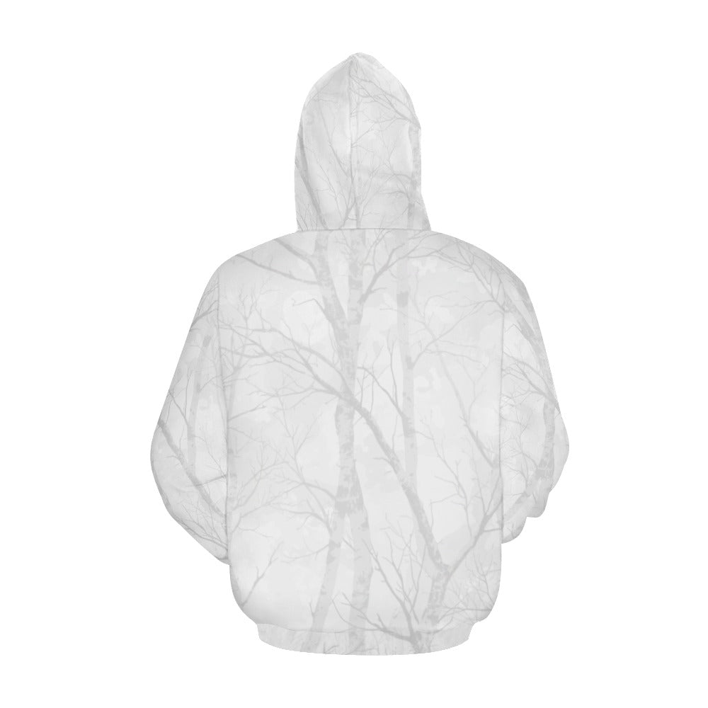 light grey simplisitee camo All Over Print Hoodie for Women (USA Size) (Model H13)