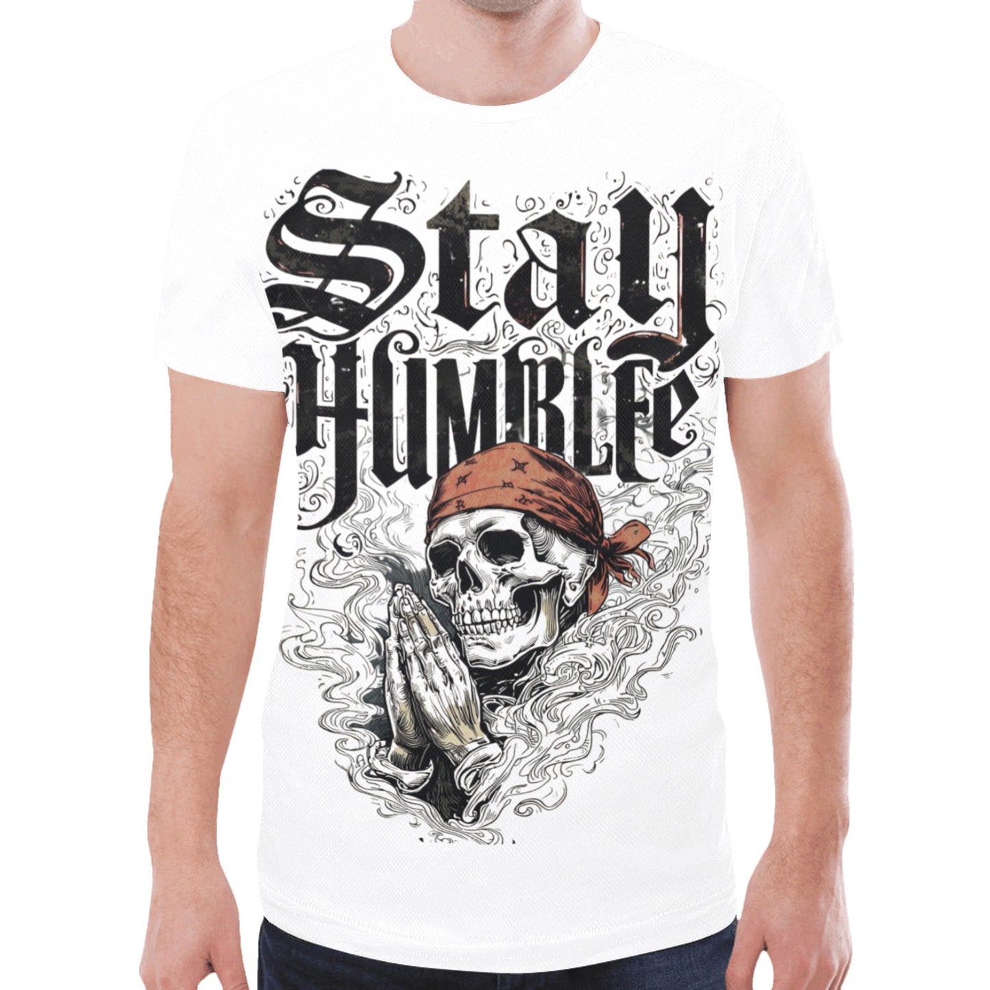 stay humble New All Over Print T-shirt for Men (Model T45)