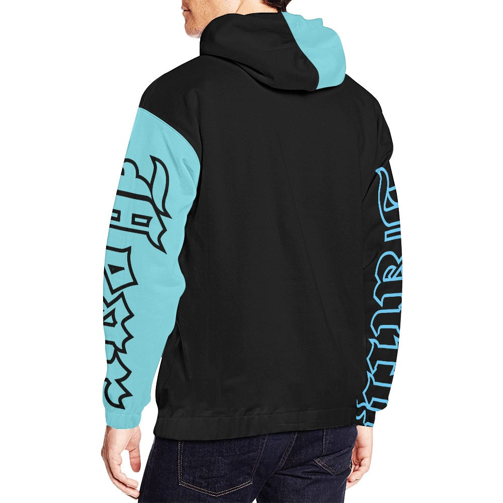 Simplisitee - Light Blue, Transparent Background All Over Print Hoodie for Men (USA Size) (Model H13)
