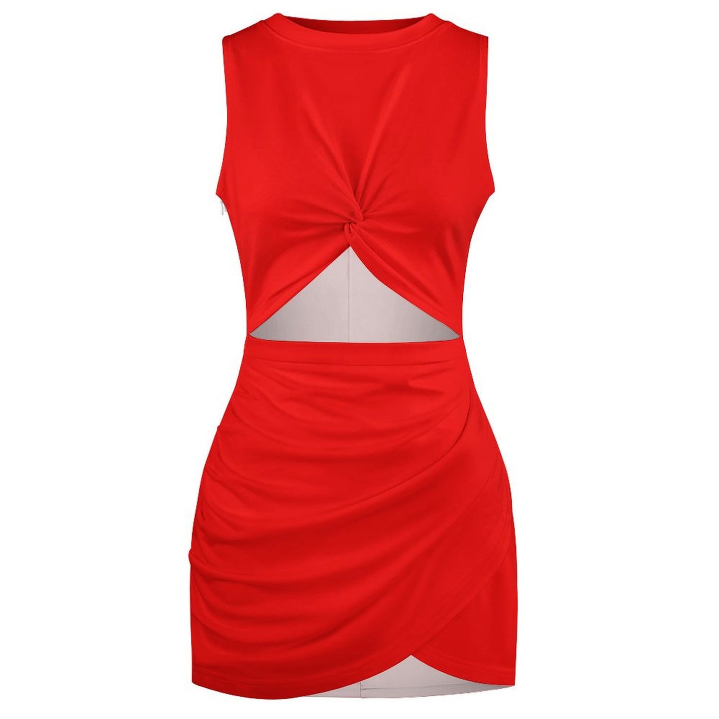 Slim wrap hip skirt Navel-Baring Cross-Fit Hip Skirt