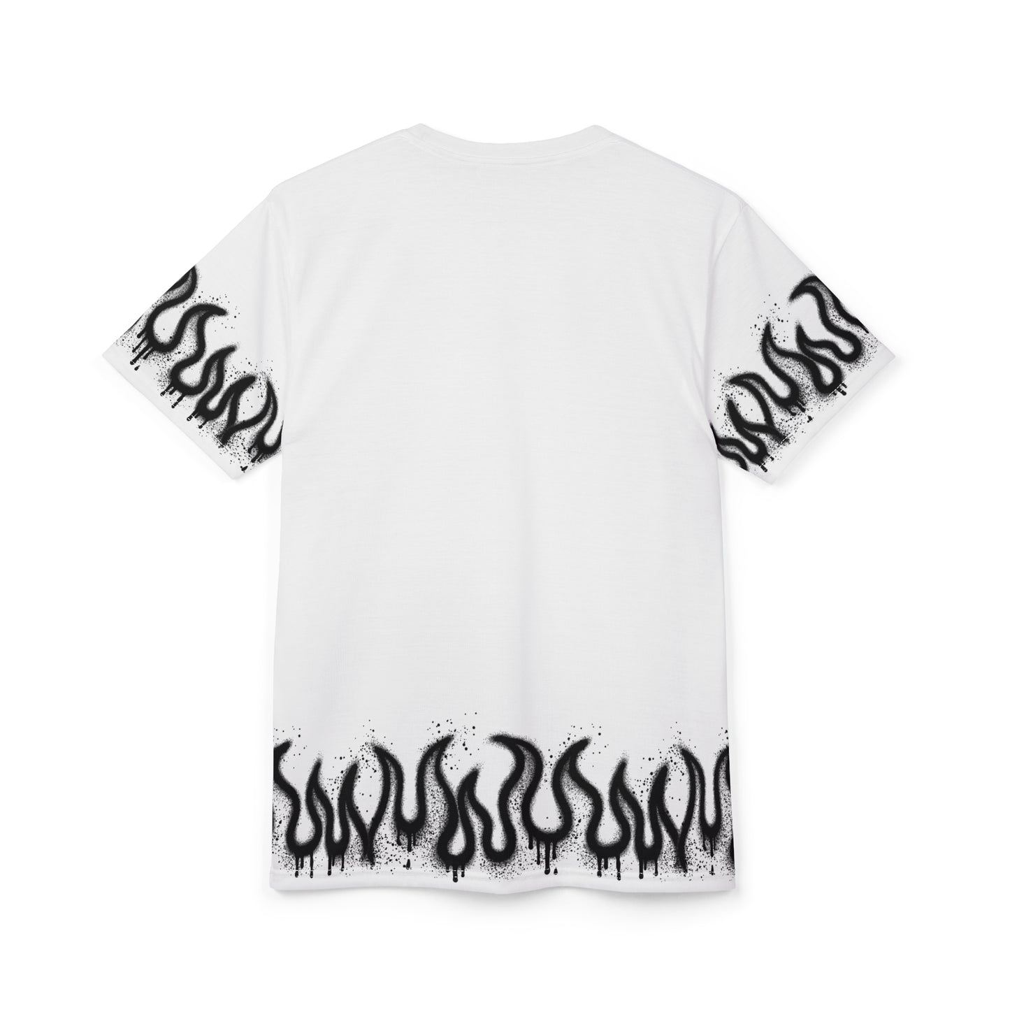 Flaming Graphic Tee - Streetwear