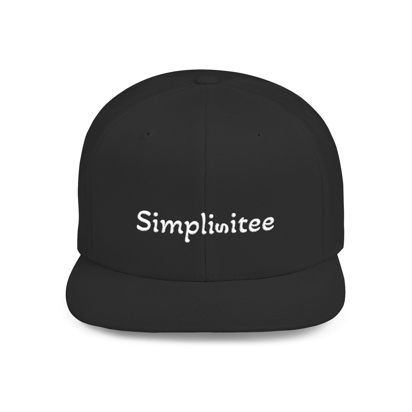 Simplisitee - Stylish Flat Bill Snapback Hat, Trendy Cap, Streetwear Essential, Casual Fashion Accessory, Gift for Him/Her, Comfortable and Adjustable
