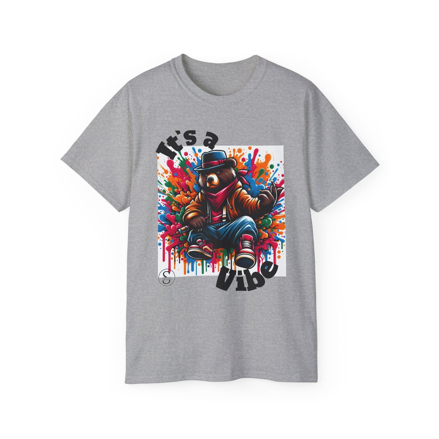 Simplisitee - It's a Vibe Unisex Ultra Cotton Tee - Funky Graphic Tee for Casual Outings & Parties