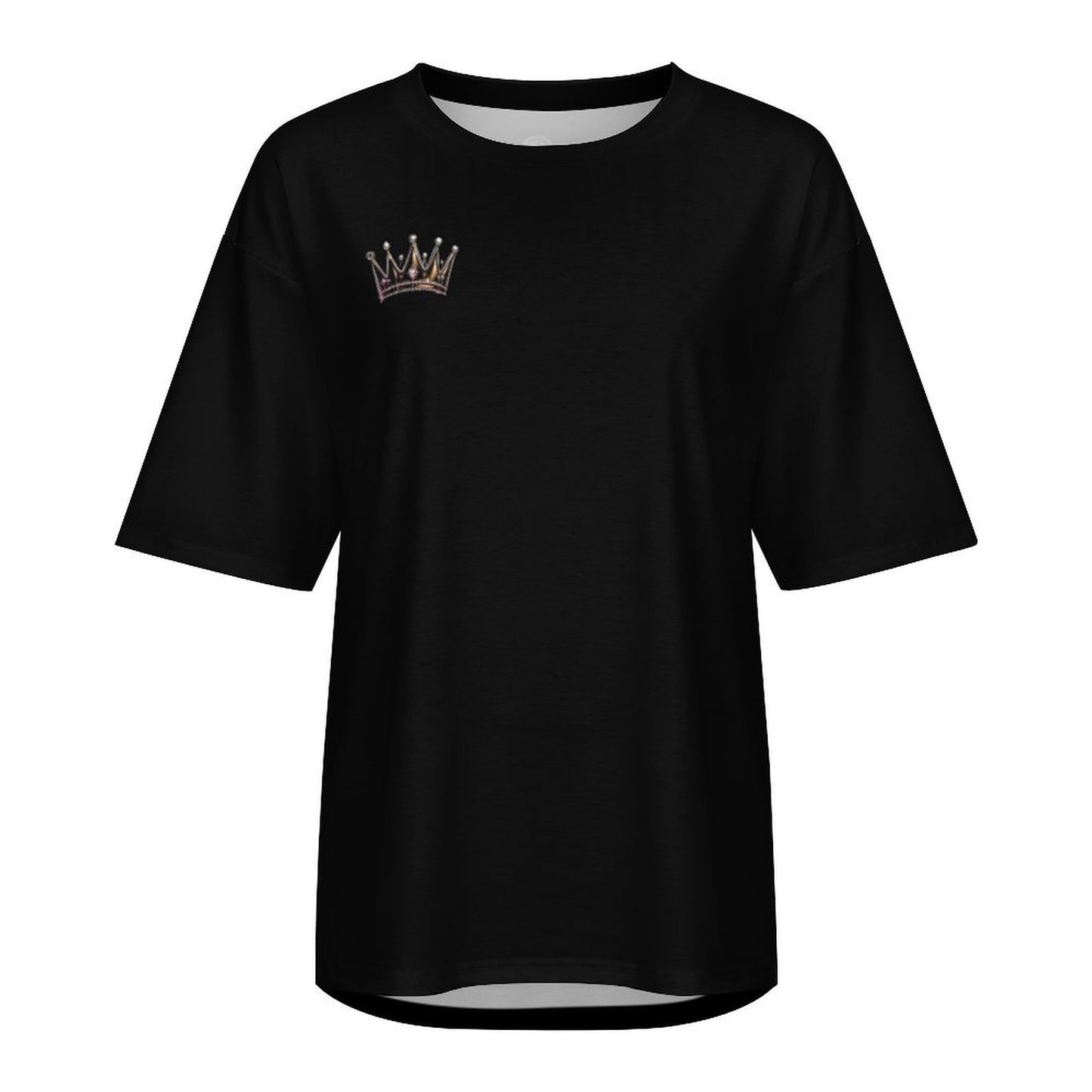 queen t shirt Women's Drop-Shoulder Mid-Sleeve T-Shirt