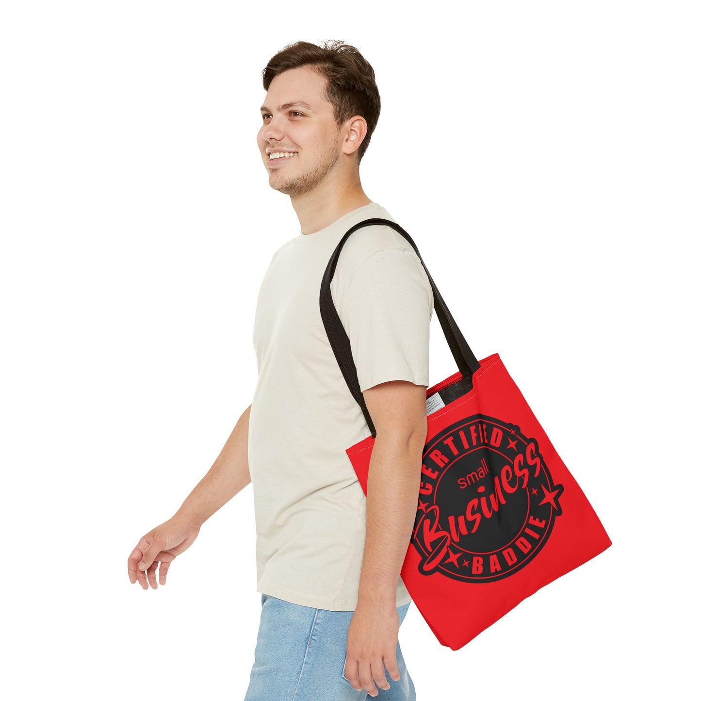 Simplisitee - Certified Baddie Tote Bag for Small Business Owners, Motivational Bag, Gift for Entrepreneurs, Stylish Shopping Tote