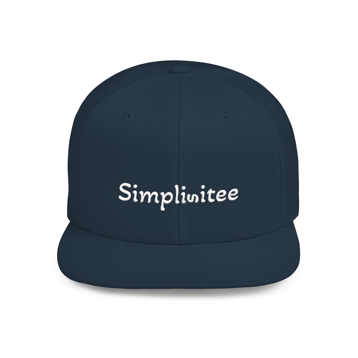 Simplisitee - Stylish Flat Bill Snapback Hat, Trendy Cap, Streetwear Essential, Casual Fashion Accessory, Gift for Him/Her, Comfortable and Adjustable