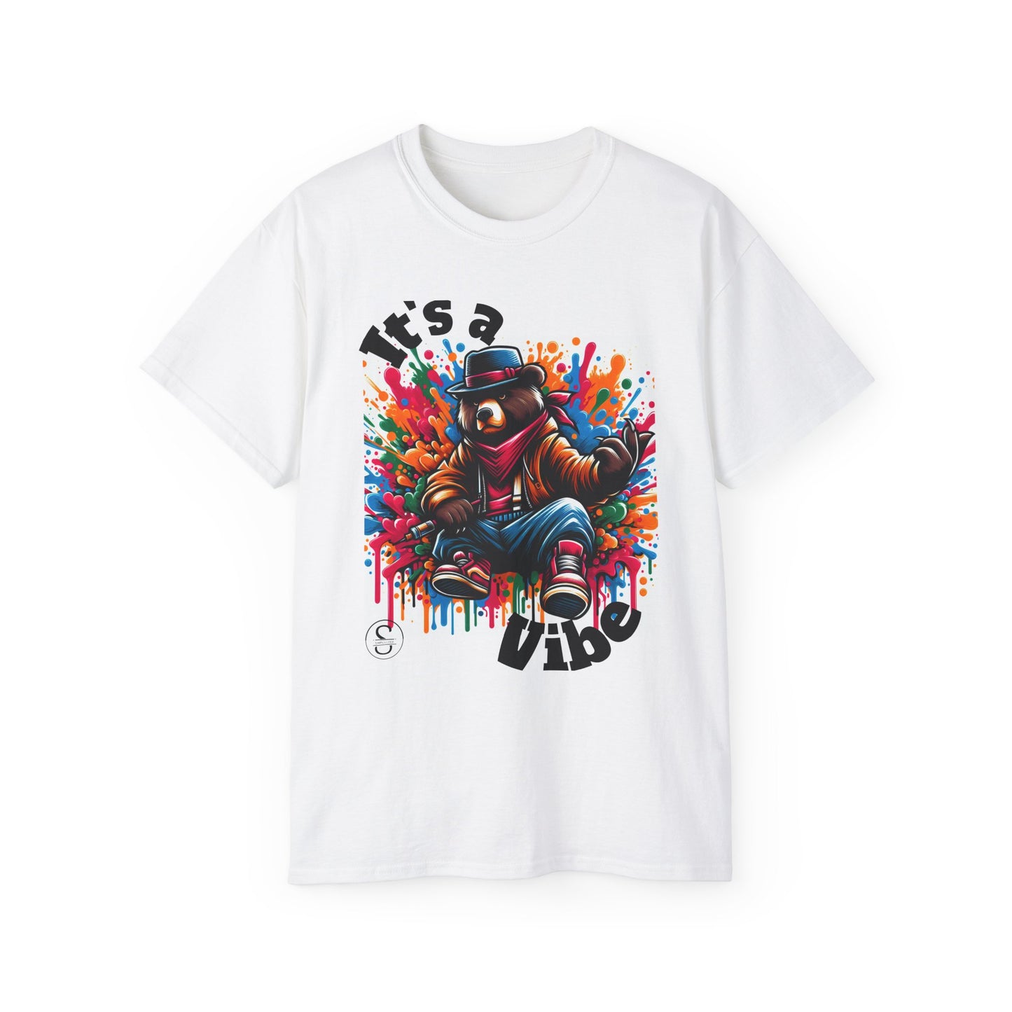 Simplisitee - It's a Vibe Unisex Ultra Cotton Tee - Funky Graphic Tee for Casual Outings & Parties