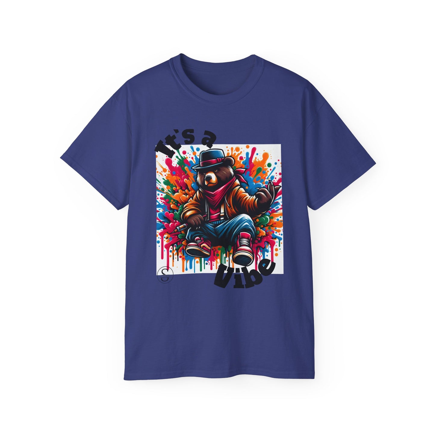 Simplisitee - It's a Vibe Unisex Ultra Cotton Tee - Funky Graphic Tee for Casual Outings & Parties