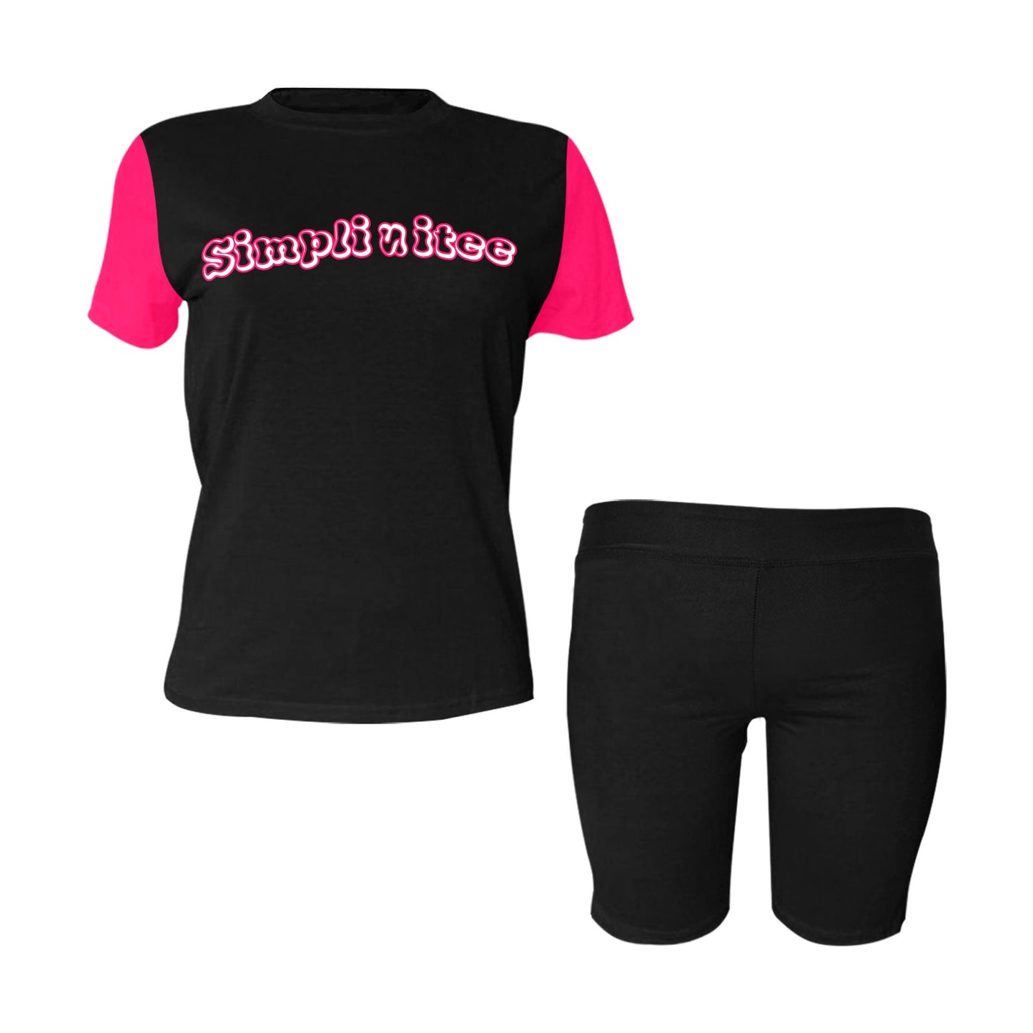 yoga pink Women's Short Yoga Set