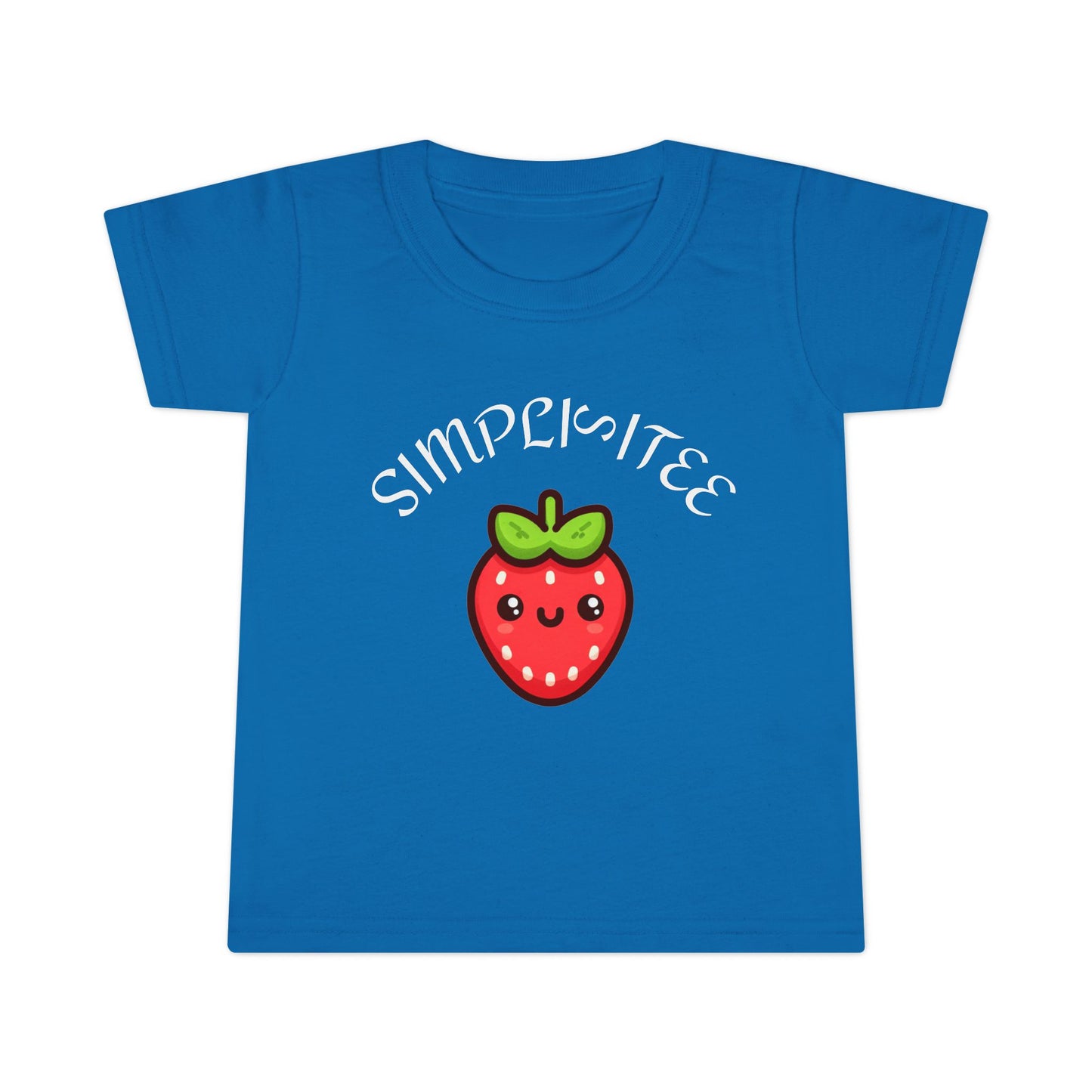 Simplisitee Cute Strawberry Toddler T-Shirt, Simple Style Kids Tee, Birthday Gift, Summer Outfit, Playtime Apparel