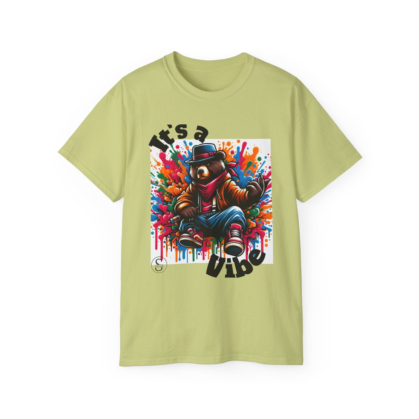 Simplisitee - It's a Vibe Unisex Ultra Cotton Tee - Funky Graphic Tee for Casual Outings & Parties
