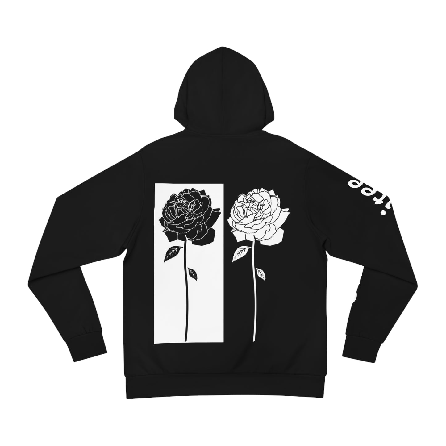 Simplisitee - Chic Floral Hoodie, Trendy Black Sweatshirt with Roses, Perfect Gift for Her, Cozy Fall Fashion, Stylish Streetwear