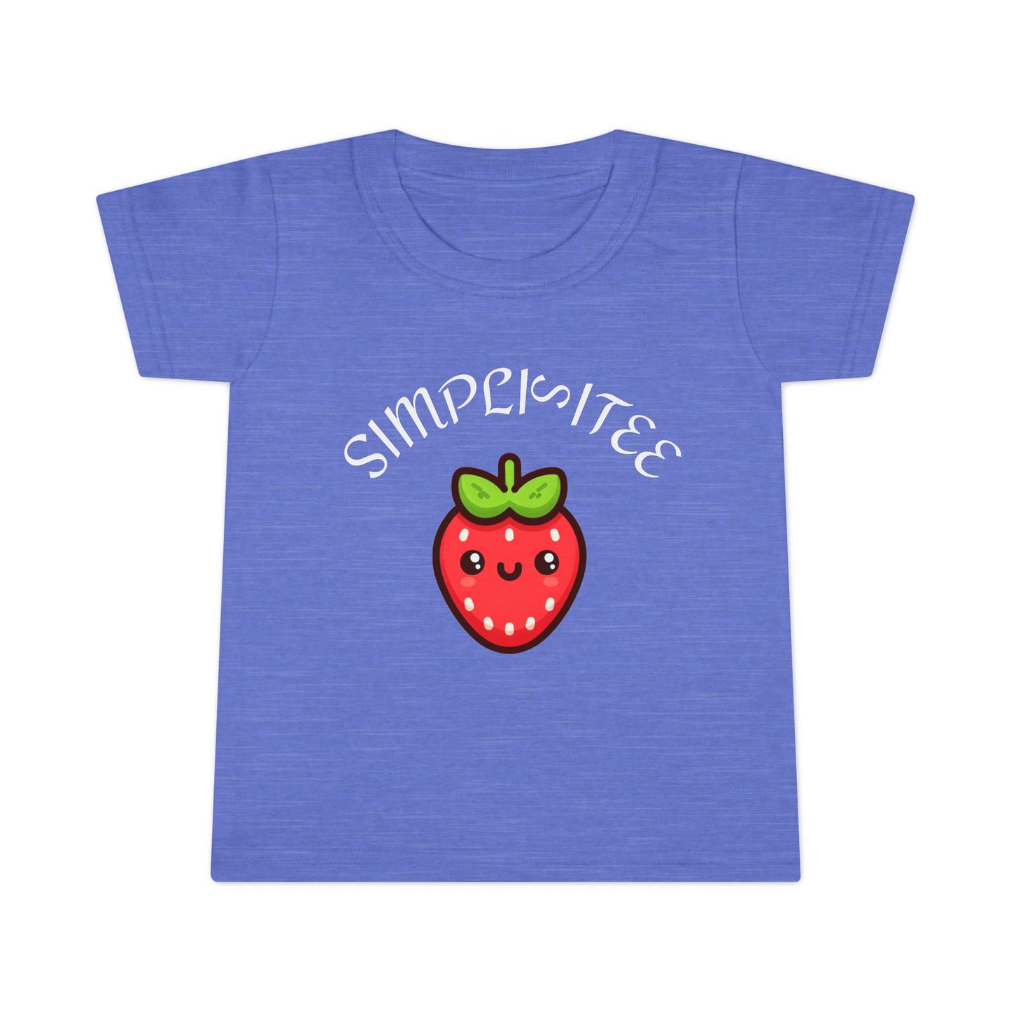 Simplisitee Cute Strawberry Toddler T-Shirt, Simple Style Kids Tee, Birthday Gift, Summer Outfit, Playtime Apparel