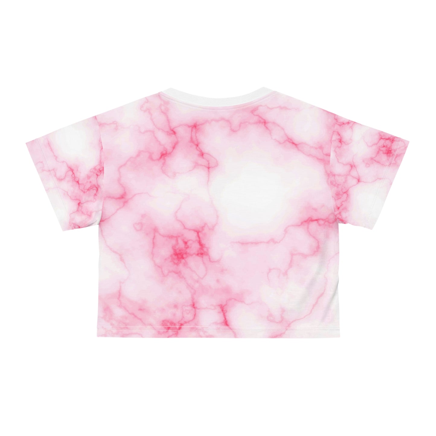 Simplisitee - Stylish Butterfly Marble Crop Tee, Trendy Summer Tee, Cute Gift for Her, Casual Streetwear, Boho Vibes T-Shirt