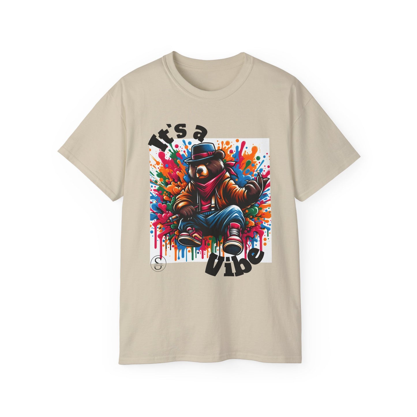 Simplisitee - It's a Vibe Unisex Ultra Cotton Tee - Funky Graphic Tee for Casual Outings & Parties