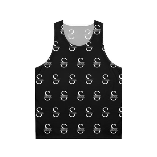 Simplisitee -  Sleek Monochrome Unisex Tank Top - Modern Graphic Style for Casual Wear