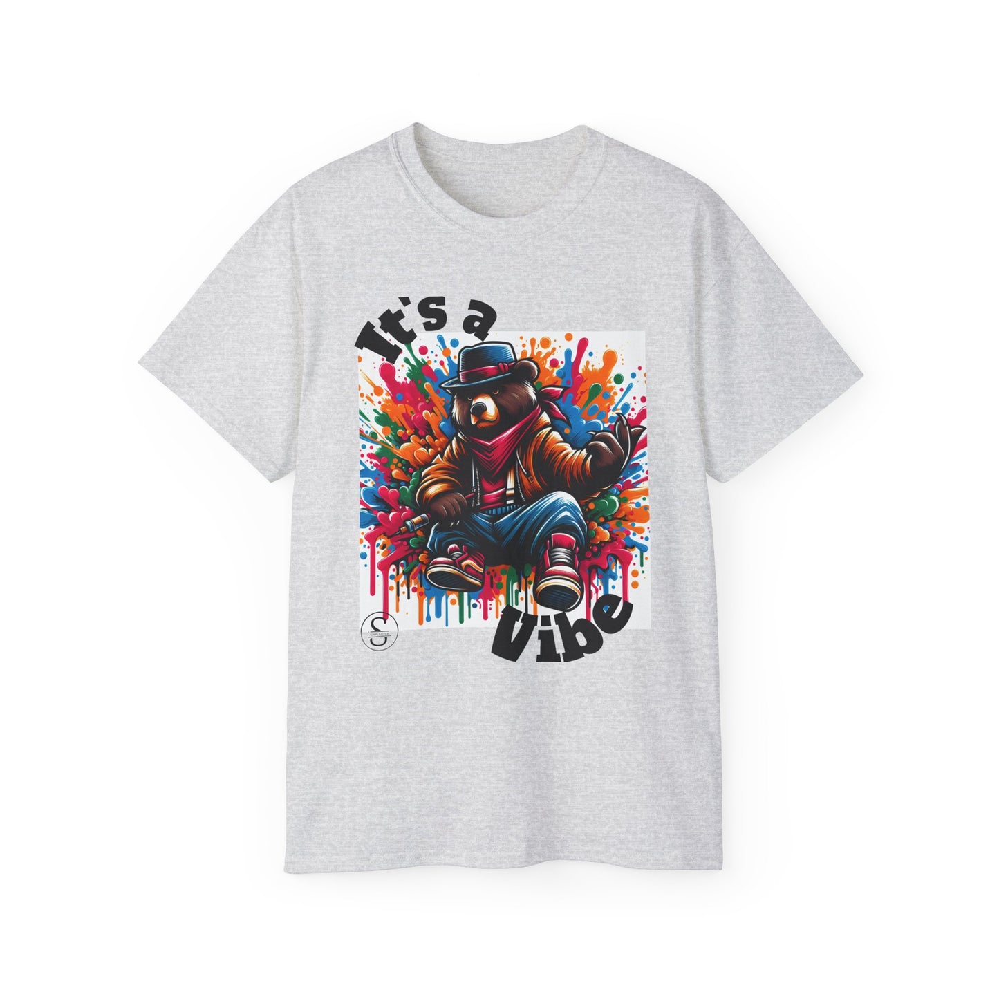 Simplisitee - It's a Vibe Unisex Ultra Cotton Tee - Funky Graphic Tee for Casual Outings & Parties