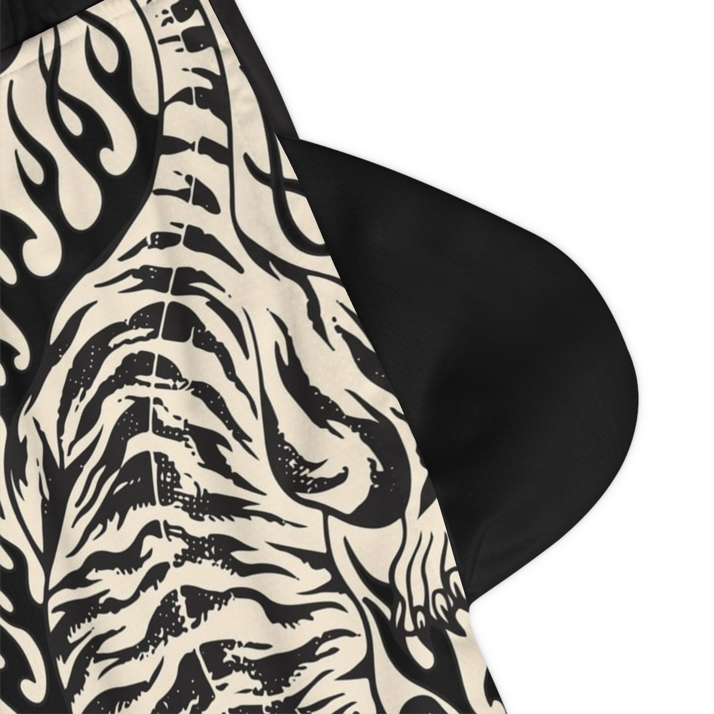 Basketball Tiger Graphic Shorts  simplisitee - , Athletic Wear, Sports Shorts, Trendy Summer Outfit, Unique Gift for Him, Activewear for Fitness