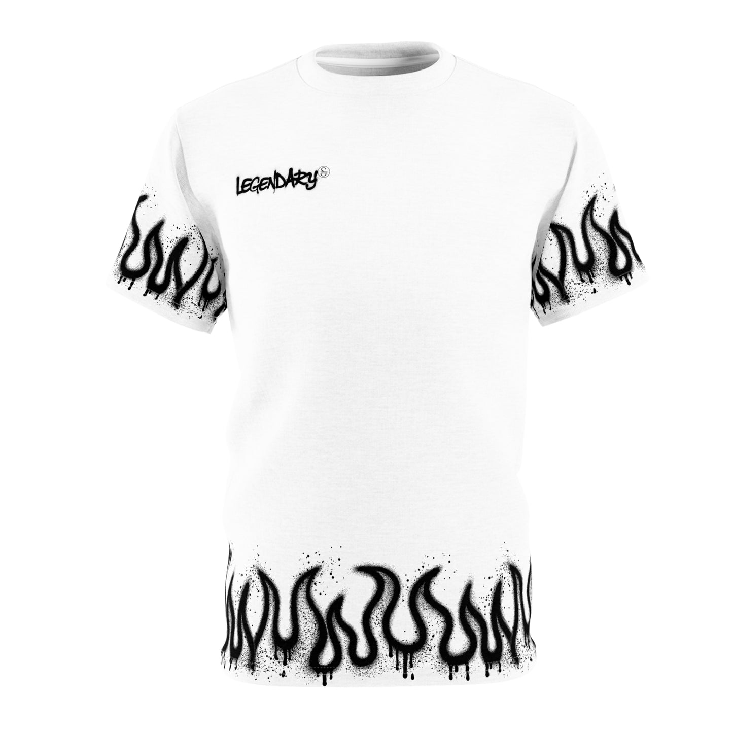 Flaming Graphic Tee - Streetwear