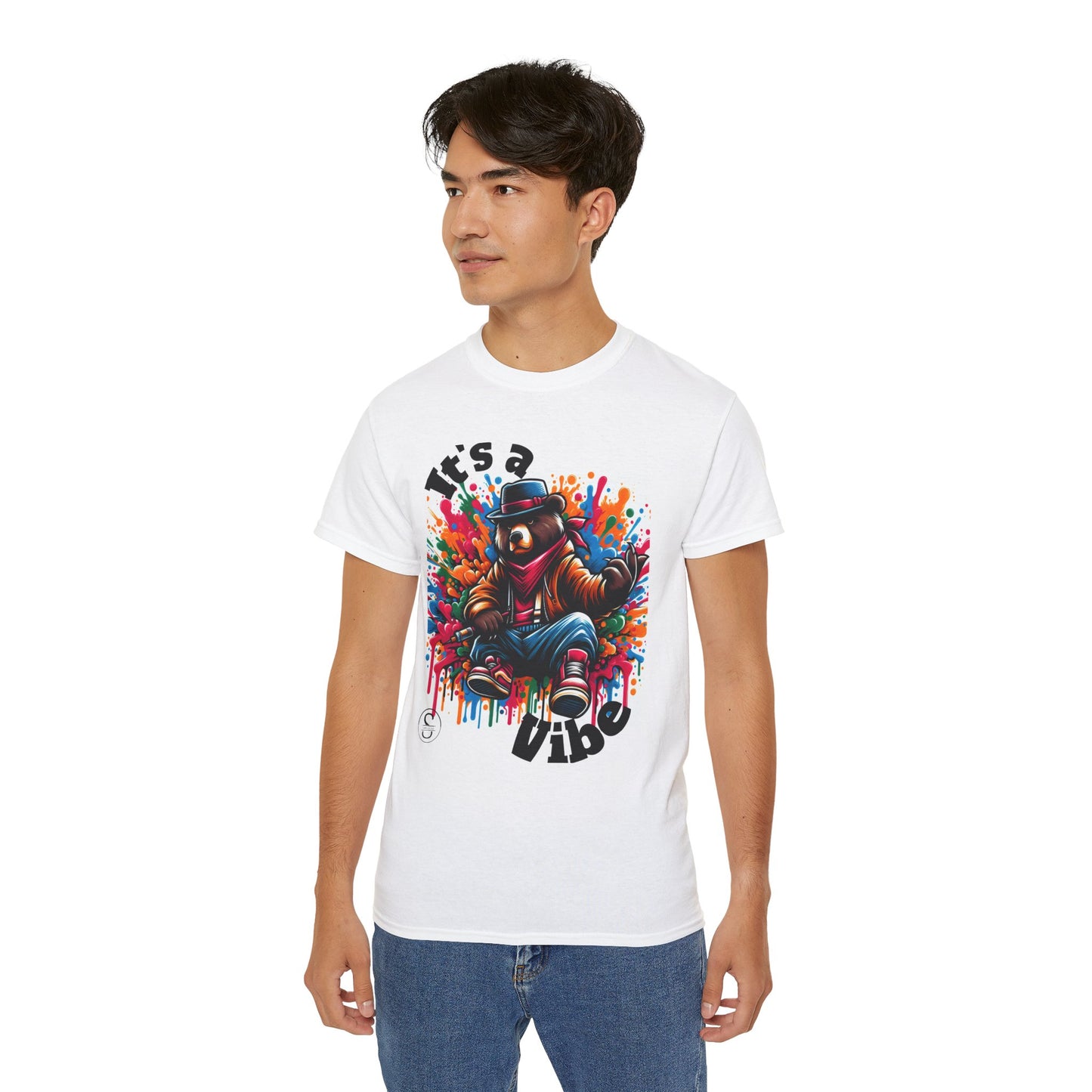 Simplisitee - It's a Vibe Unisex Ultra Cotton Tee - Funky Graphic Tee for Casual Outings & Parties