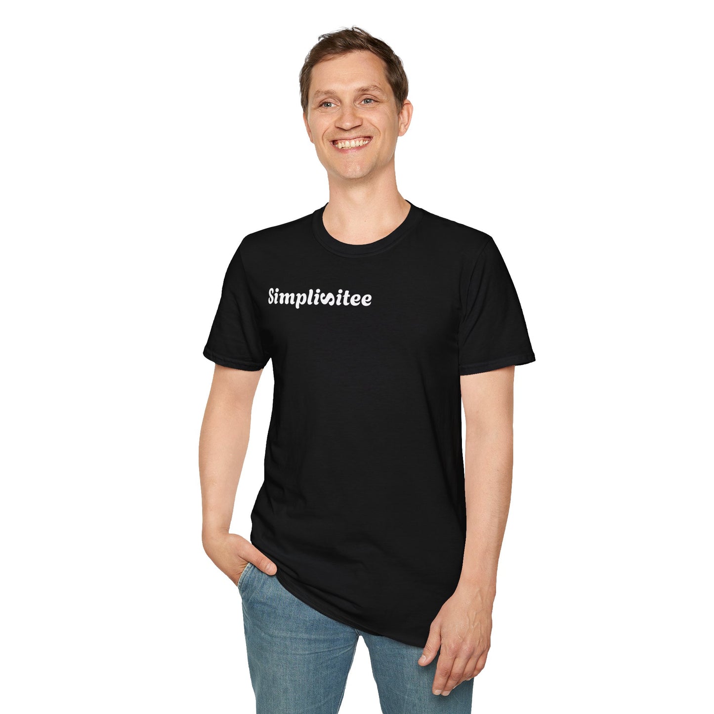 Simplisitee - Elegant Masked Roses T-Shirt - Unisex Softstyle Tee for Celebrations