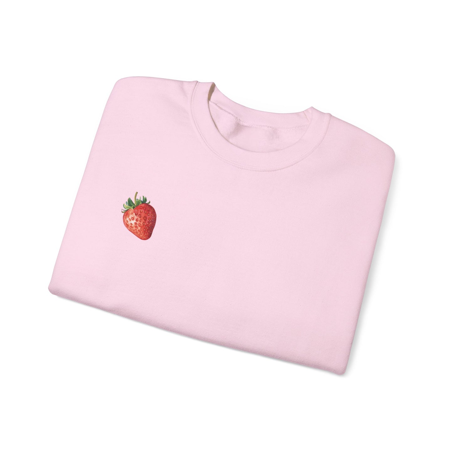 Simplisitee - Strawberry Bunny Sweatshirt - Cute Unisex Crewneck, Cozy Apparel for Spring, Pastel Aesthetic, Perfect Gift for Her, Easter Fashion