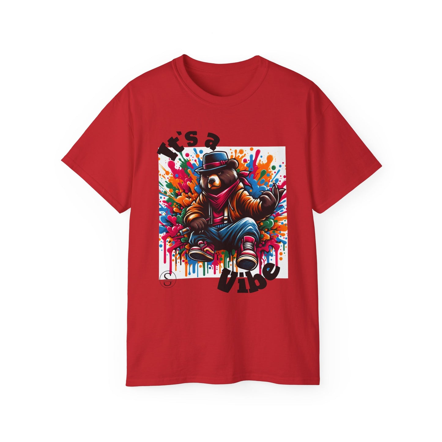 Simplisitee - It's a Vibe Unisex Ultra Cotton Tee - Funky Graphic Tee for Casual Outings & Parties