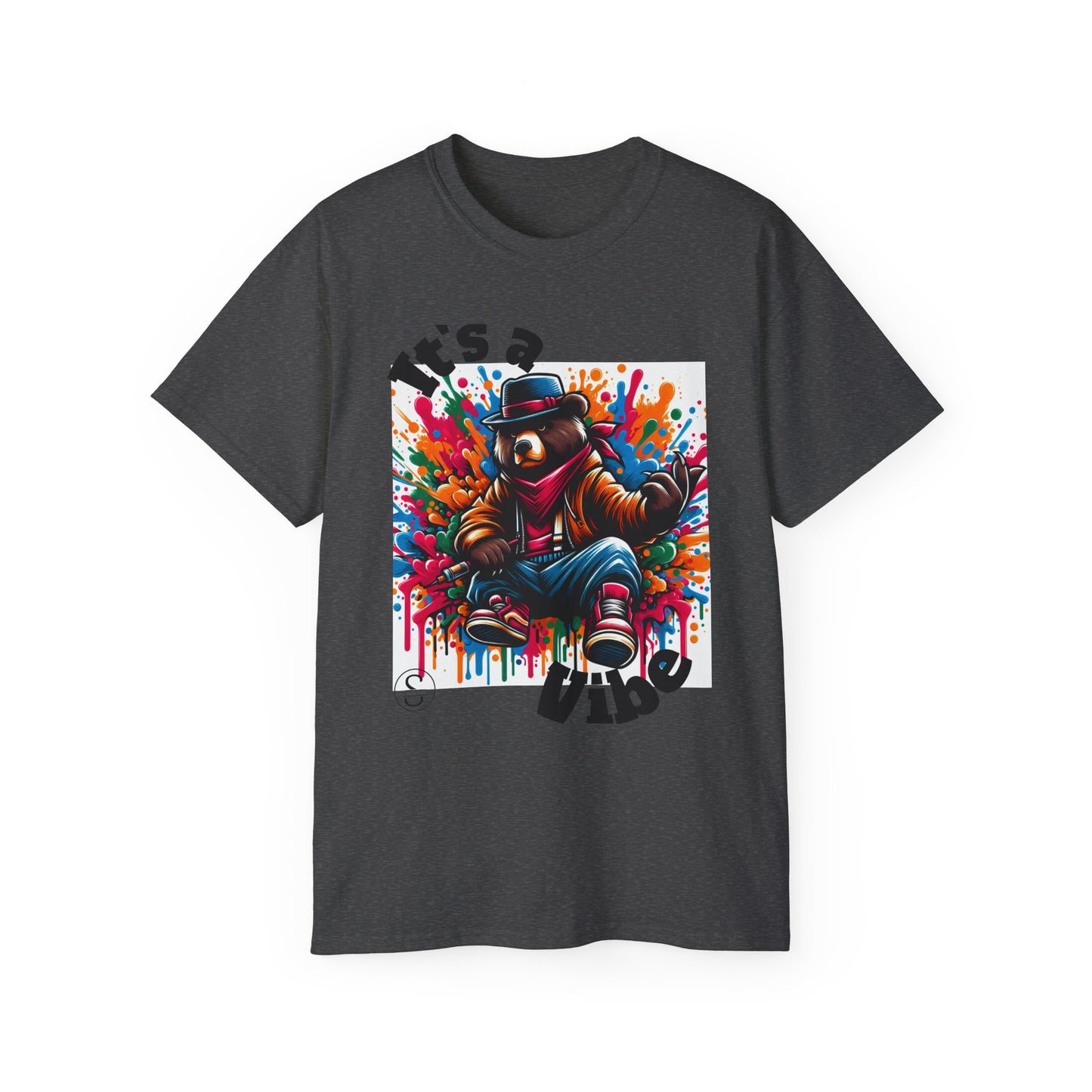 Simplisitee - It's a Vibe Unisex Ultra Cotton Tee - Funky Graphic Tee for Casual Outings & Parties