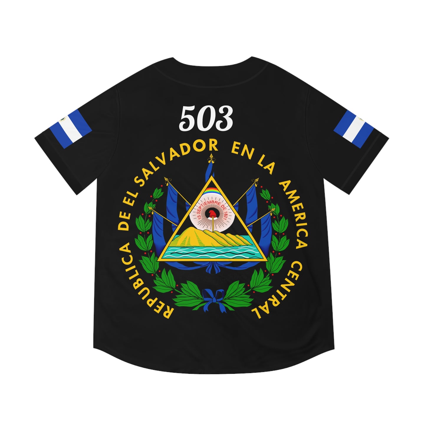 Simplisitee - Men's El Salvador Baseball Jersey, AOP T-Shirt, Sports Apparel, Gift for Fans, National Pride Clothing, Comfortable Casual Wear