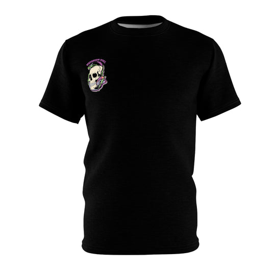 Skull Graphic Unisex T-Shirt - Edgy AOP Design
