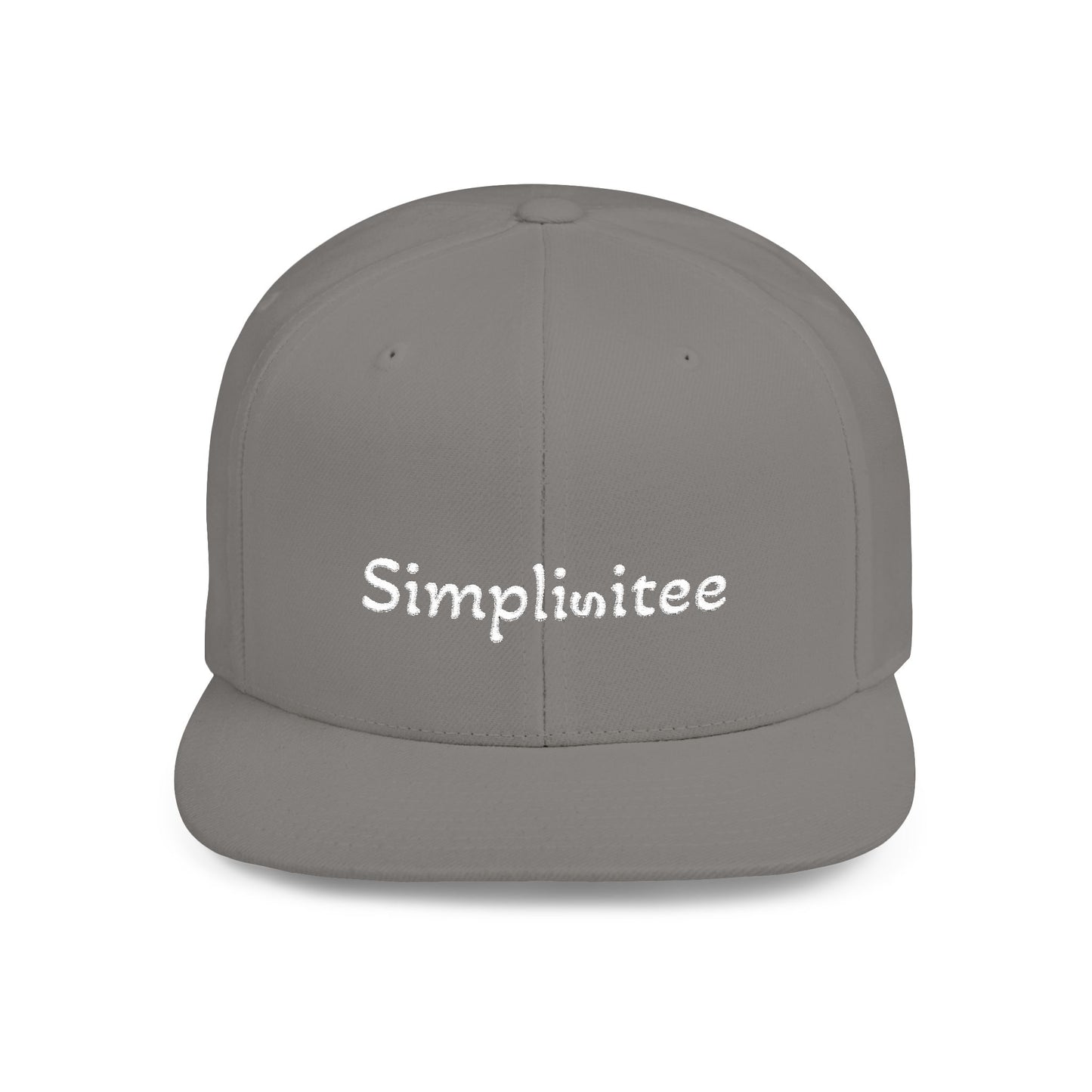 Simplisitee - Stylish Flat Bill Snapback Hat, Trendy Cap, Streetwear Essential, Casual Fashion Accessory, Gift for Him/Her, Comfortable and Adjustable