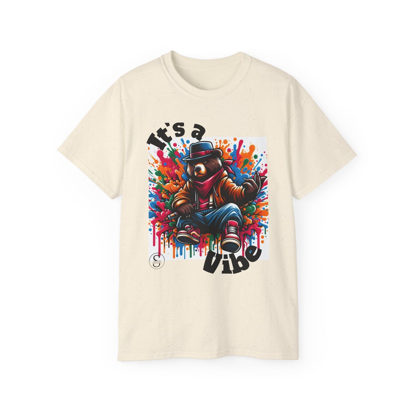 Simplisitee - It's a Vibe Unisex Ultra Cotton Tee - Funky Graphic Tee for Casual Outings & Parties