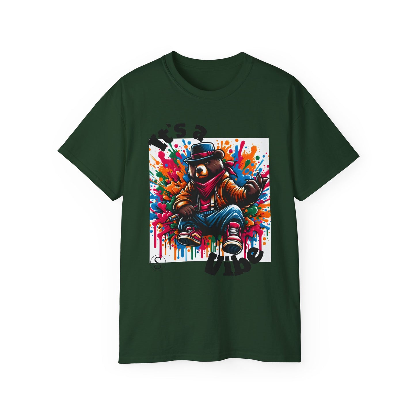 Simplisitee - It's a Vibe Unisex Ultra Cotton Tee - Funky Graphic Tee for Casual Outings & Parties