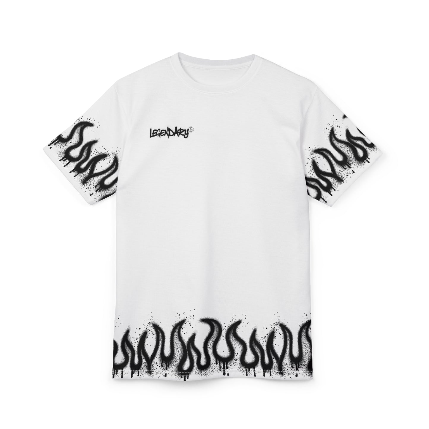 Flaming Graphic Tee - Streetwear