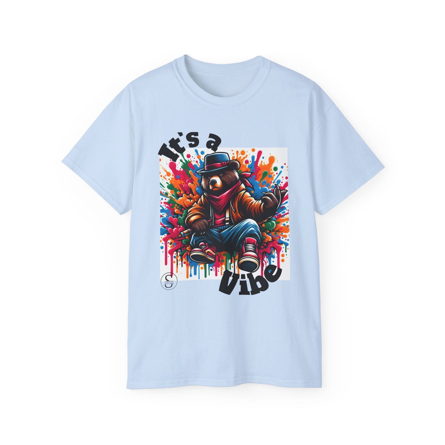 Simplisitee - It's a Vibe Unisex Ultra Cotton Tee - Funky Graphic Tee for Casual Outings & Parties