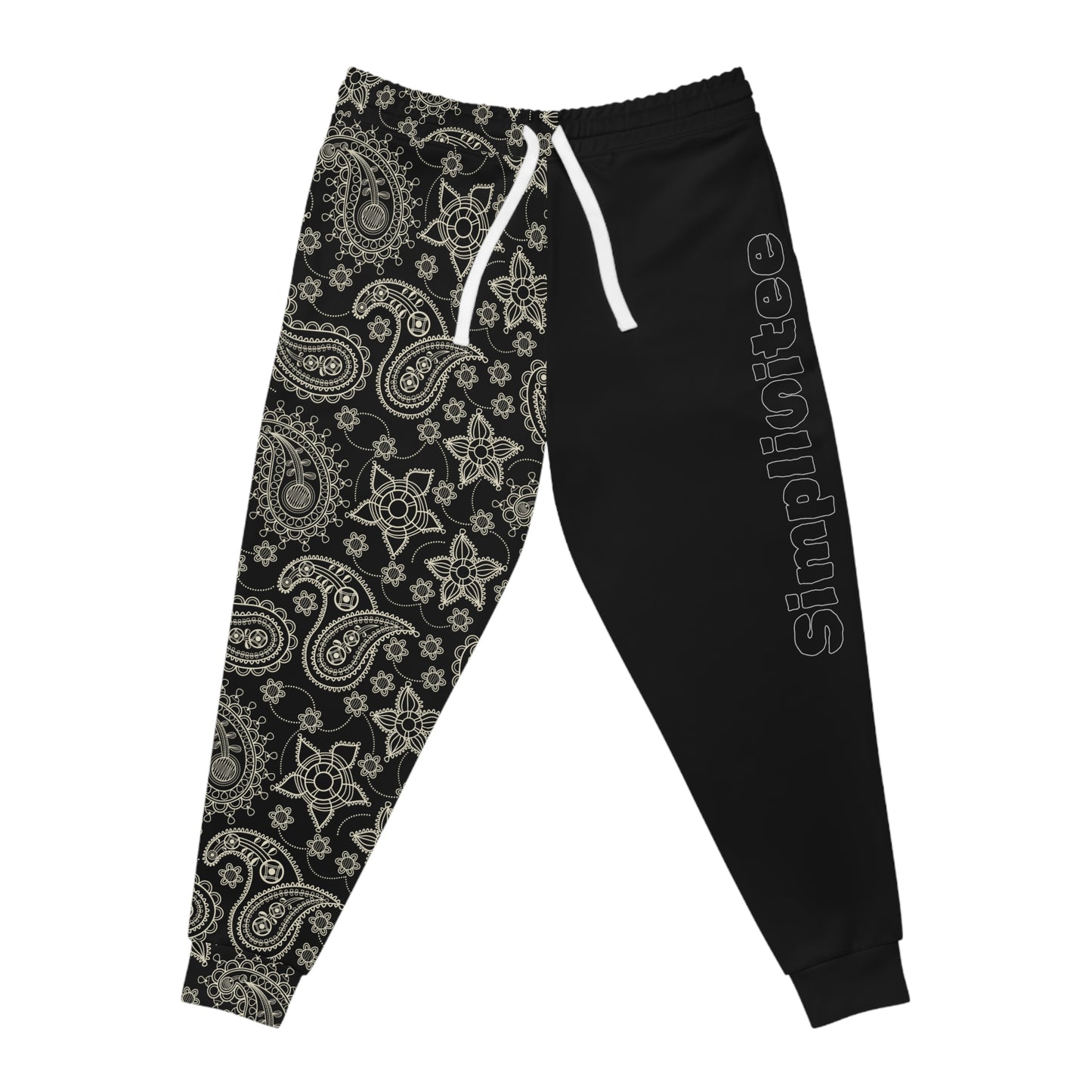 Simplisitee - Trendy Paisley Athletic Joggers for Casual Comfort