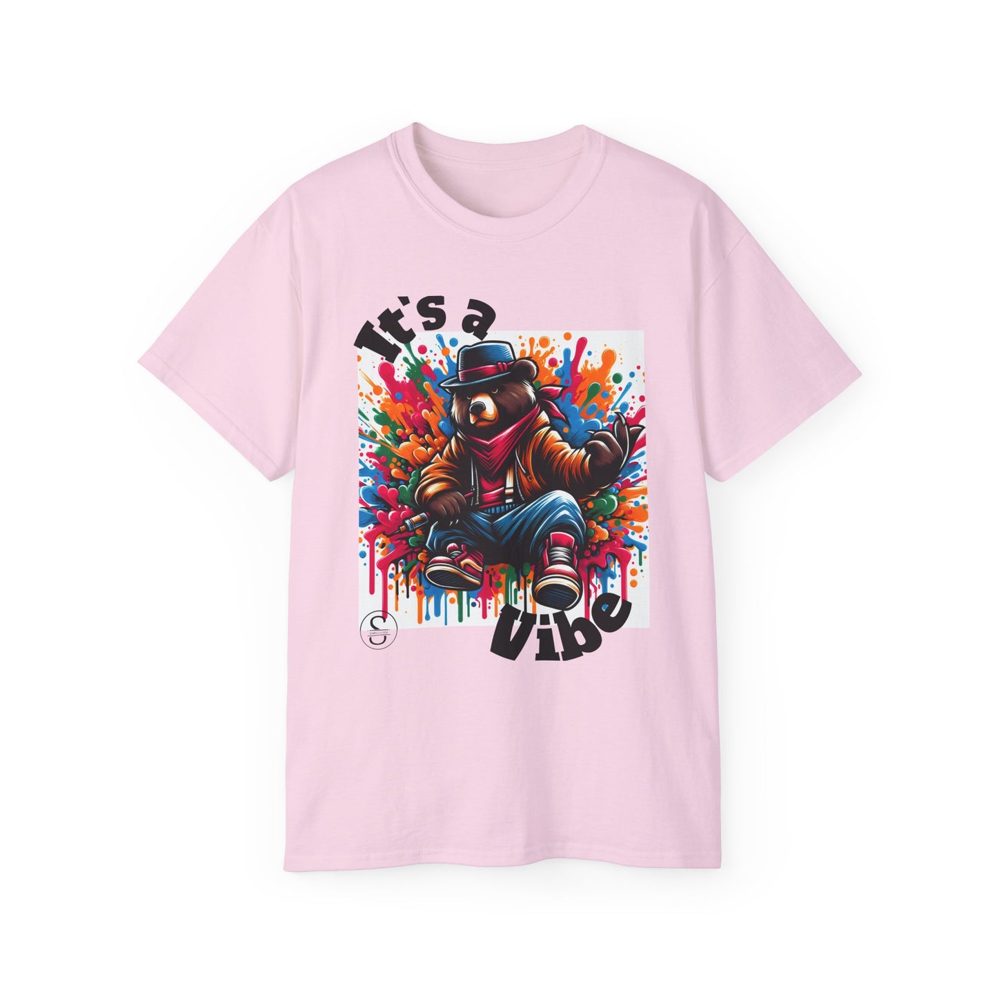 Simplisitee - It's a Vibe Unisex Ultra Cotton Tee - Funky Graphic Tee for Casual Outings & Parties